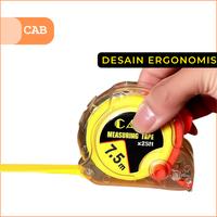 Gambar CAB SMART MEASURE TAPE/meteran transparan/ Akurat/ Pengukuran Profesional/rumah/proyek/7.5m/premium dari cabofficialstore Kota Surabaya 5 Tokopedia