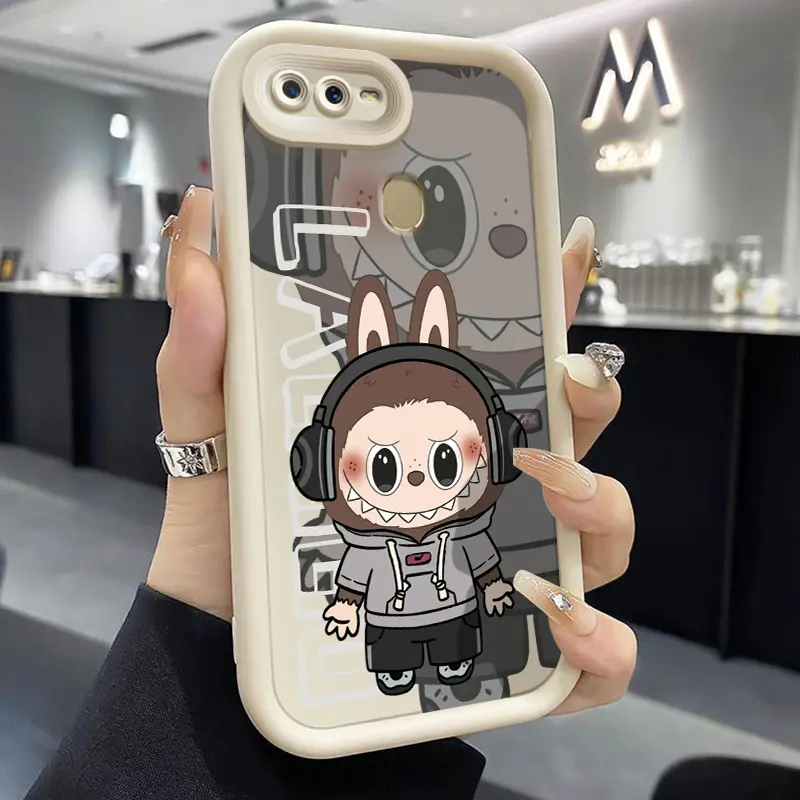 Casing Hp Untuk OPPO A7 OPPO A5s OPPO A12 OPPO A12S A11k Case Hp Pola kelinci kartun Kasing Ponsel Softcase Kesing pelindung Cesing Silikon lembut Casing Anti guncangan 1