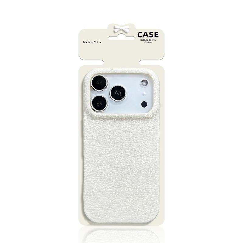 Ốp điện thoại phong cách Hàn Quốc Ins, da siêu mỏng cho iphone 17 Air, 11, 16, 15, 14 Plus, 13, 12 Pro Max; chất liệu TPU mềm chắc chắn; ốp lưng bảo vệ ôm sát mặt sau.