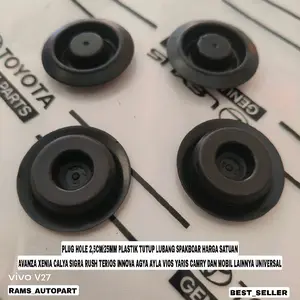 plastik plug hole 2.5cm (25MM) tutup lubang spakbor untuk toyota avanza xenia rush terios calya sigra universal harga satuan