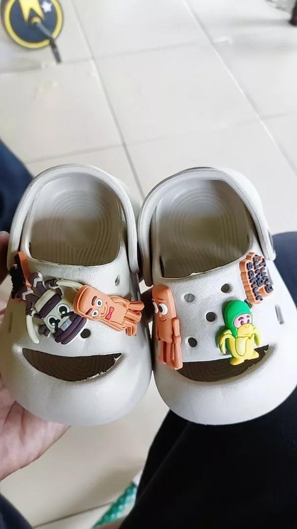 Sepatu Sandal Anak Laki-Laki Motif Terbaru Tung Tung Sahur Minecraft-MC Lucu Desain Unik dan Menarik untuk Anak Laki-Laki
