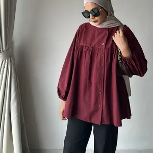 MYLILO - by YELLOWFACY || (1786) Blouse Baju Poplin Blouse Atasan Wanita Cotton Poplin Bigsize