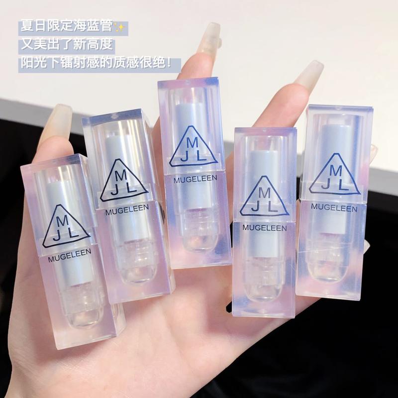 Product Introduction of Son Môi Không Thấm Nước, MUGE LEEN, Ống Màu Xanh Dương, Lì Không Dấu Vết, Trơn, Lì, Không Phai Màu, Thích Hợp Cho Học Sinh 9
