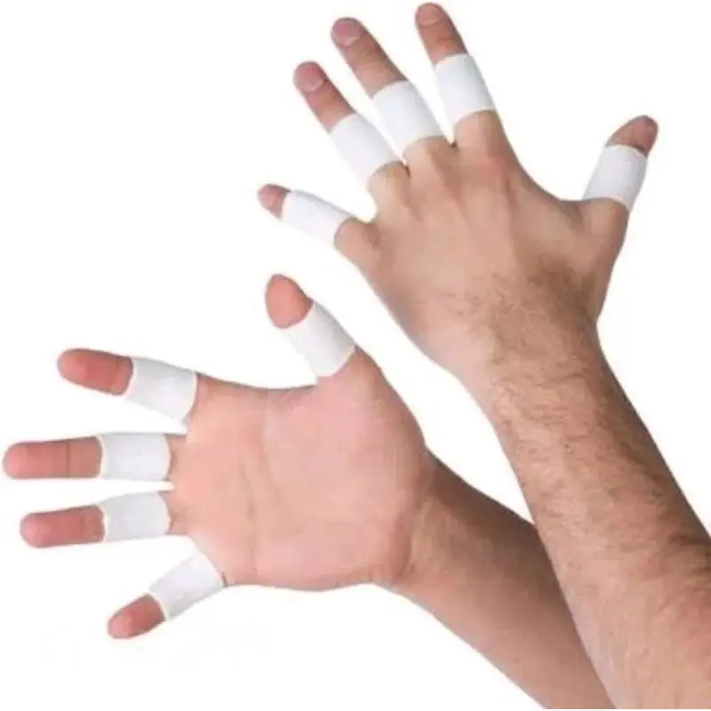 Karet Finger Support Jari Tangan Elastis Pelindung Olahraga Volly Futsal Basket 3