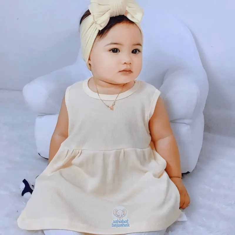 ALILA Hijab - Dress Tanpa Lengan Anak Perempuan / Dress Lucu / Dress Anak Perempuan 6