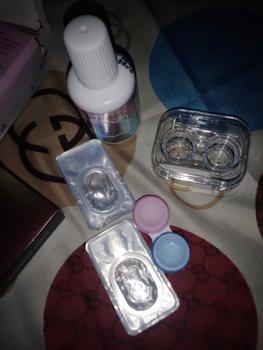 Product Review of Contact Lens Case Box Holder Alat Kit Case Transparan Eye Lensa from K**🍜 0