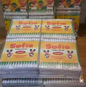 paket 5 pak(1pak isi 1 lusin total 5 lusin) cotton bud/korek kuping/pembersih telinga Removal