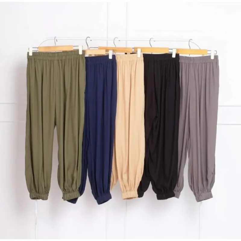 Celamis Aladin Inner Pants Celana Aladin Size Standar & jumbo Hitam Cantik Melar Nyaman Panjang Rayon Santai Tidur Baggy Dalaman Stretch Kerja Motif Kantor 5