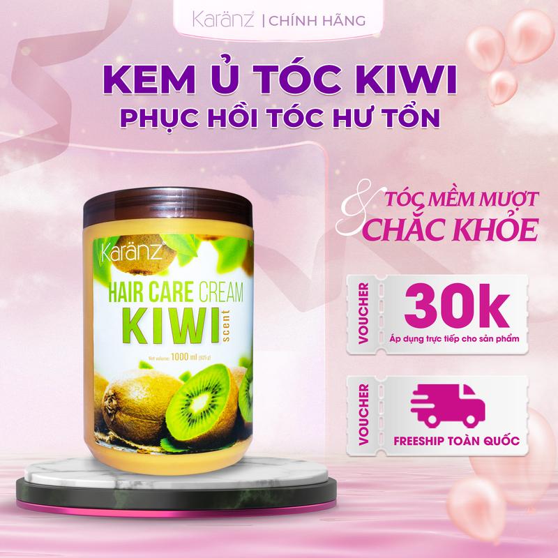 Kem Ủ Tóc Kiwi Karanz Giúp Mềm Mượt Bóng Tóc Và Dưỡng Tóc Hiệu Quả Hũ 900G
