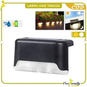 [COD] OFM C1024 Lampu Tangga Sudut Panel Solar Cell Waterproof