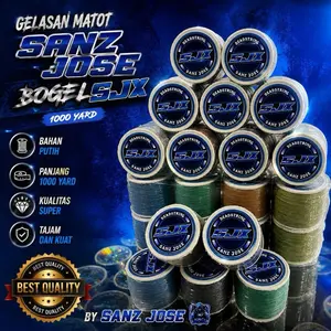 Sanzjose Gelasan Matot BOGEL SJX 022 1000 yard Bahan Putih Kuat Tajam untuk Harian dan Hore - Hore ( 10 pcs )