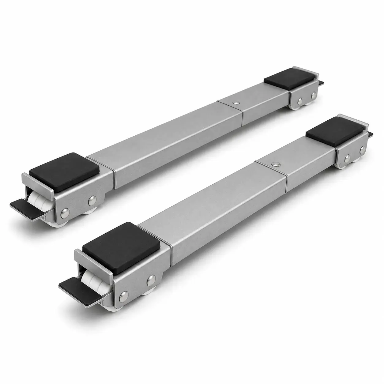 Dudukan Mesin Cuci dan Kulkas Adjustable, Alas Pemindah dengan Roda Putar 360° dan Rem Pengunci, Mudah Digeser saat Membersihkan