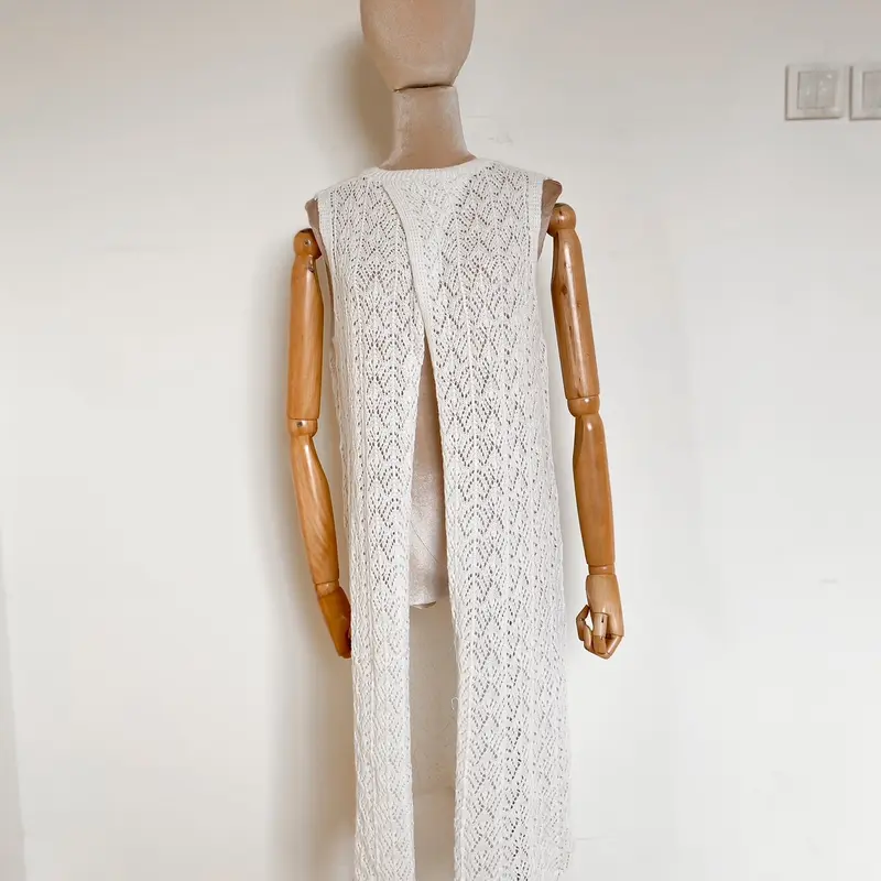 Emma Outer / Rajut Outer / Coquette Aesthetic / Transparant Knit / Atasan Rajut  Wanita Knitwear  Cardigan Tebal 2