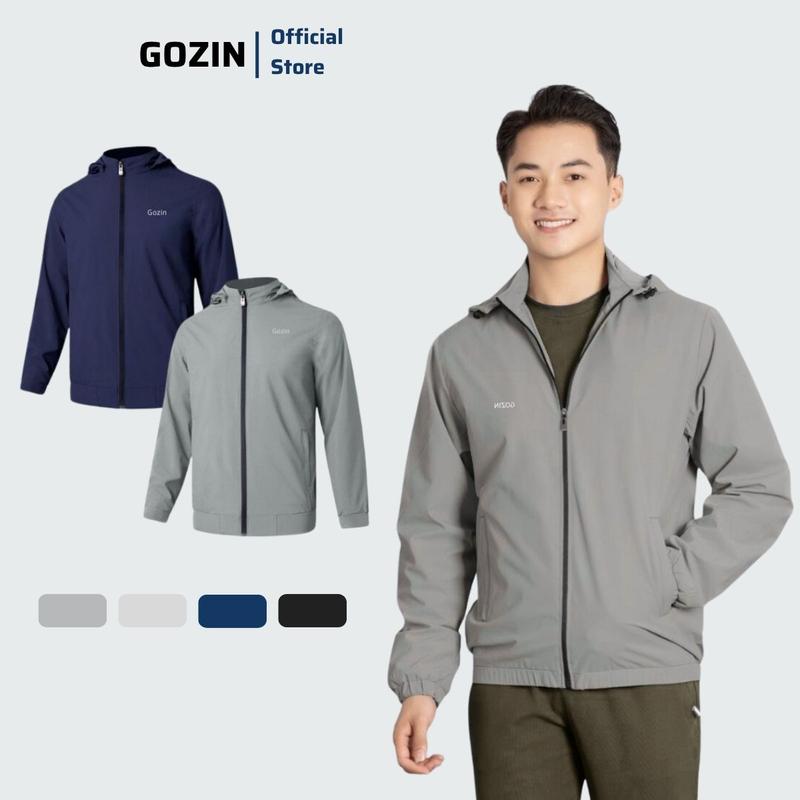  Áo khoác nam GOZIN cản gió cản bụi giữ ấm áo gió nam thể thao năng động -JA07 Sport 