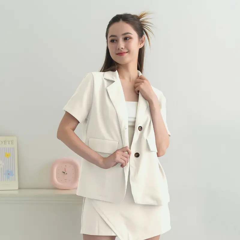 ADA - Lewis Blazer Basic Short Sleeves | Blazer Lengan Pendek Wanita #6162 1