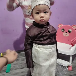 baju adat melayu bayi,baju kurung anak