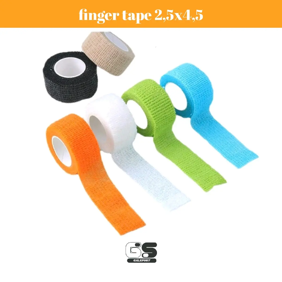 finger tape 2,5x4,5 wrist olahraga tape pelindung jari tangan dan kaki