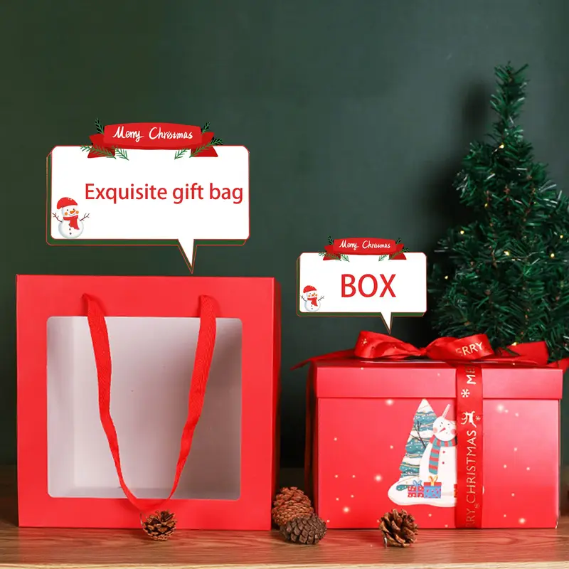 Product Introduction of 5-Story Surprise Explosion Gift Box with Ribbon, Multi-Pocket Snack & Candy Storage, Perfect for Birthdays, Festivals, Holidays 9