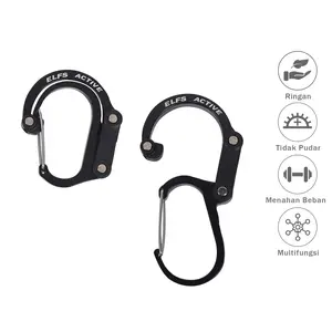 Karabiner Hook 360 Gantungan Tas Multifungsi | Carabiner Heroclip