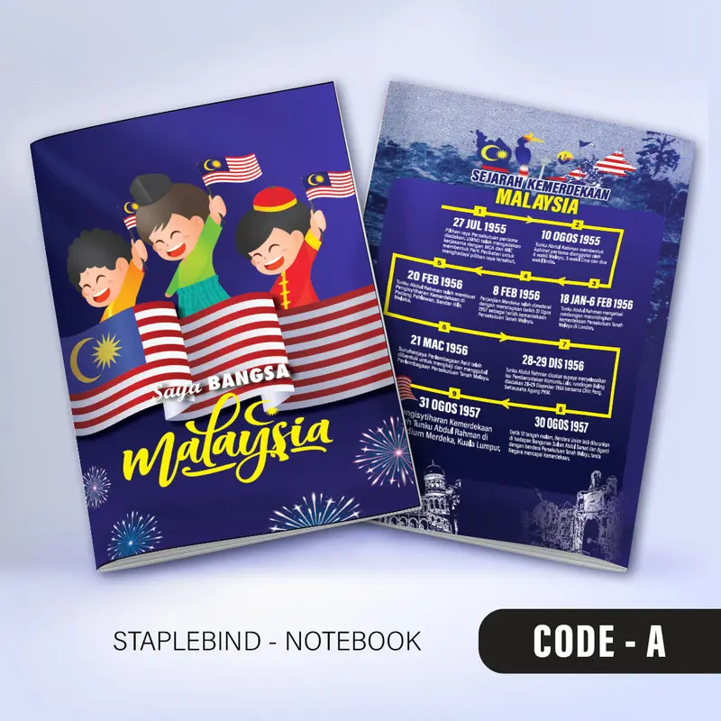 Buku Nota Merdeka (6 Design) Pin Bind - Hadiah Istimewa Hari - TikTok ...