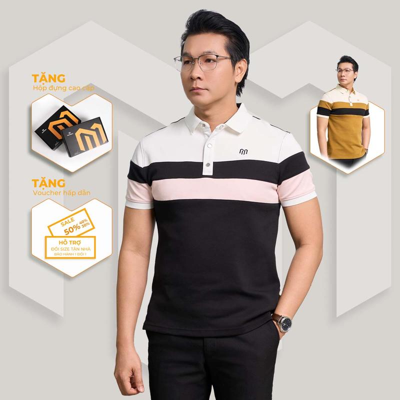 Áo Polo Nam Mixmen X-Elite M611 vải cá sấu cotton intelock Hãy Chọn Phiên Bản Đẳng Cấp Thanh Lịch BigSize