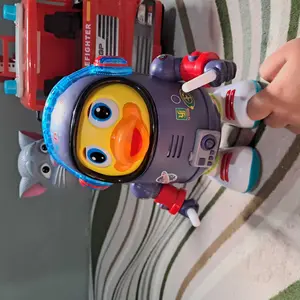 Mainan Robot Bebek Astronot Joget Dancing Walking Musik Dan Lampu Kiddo Toys