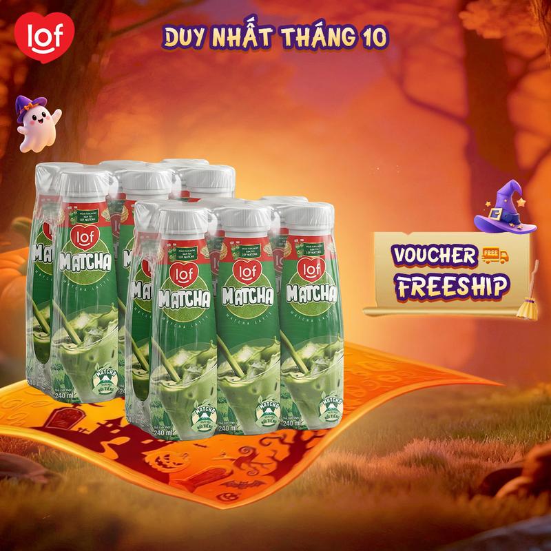 Combo 2 Lof Matcha Latte - lốc 6 chai x 240ml x 2