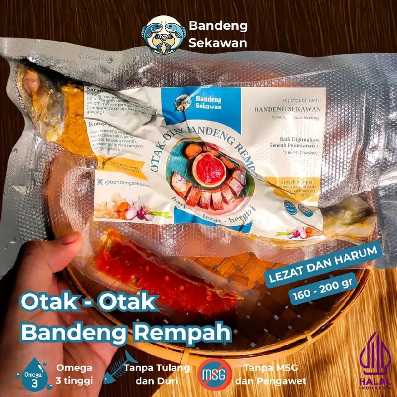 Otak - Otak Bandeng Rempah - Tanpa Duri, Tanpa MSG, Harum Rempah | Bandeng Sekawan 0