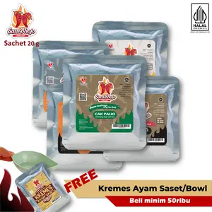 SamBhojo Sambal Viral Sachet 20gr, Sambal Baby CUmi, Sambal Paru, Sambal Teri Medan, etc