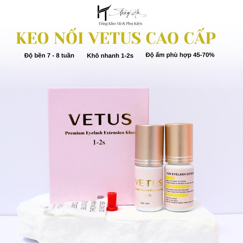 Keo Nối Mi VETUS (Chính Hãng), Khô Nhanh 1-2s, SIÊU BỀN, CAY ÍT - Dụng Cụ Nối Mi Thúy Hà Trang Điểm Mỹ Phẩm Cosmetic