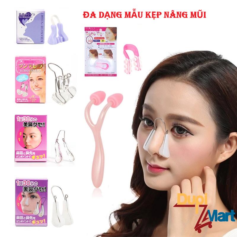 Kẹp Nâng Mũi Và Hỗ Trợ Làm Thon Gọn Cánh Mũi Mẫu Mới Silicon Mềm Mãi Dễ Chịu Hàng Loại Tốt Full Hộp - Kẹp Silicon làm cao mũi dành cho Nam - Nữ Women
