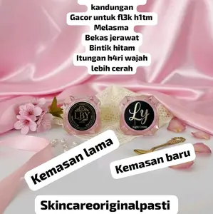 salep lby logo baru ly fleeekk oriiginall ready bisa cod krim malam wajah  salep  5gram 10gram