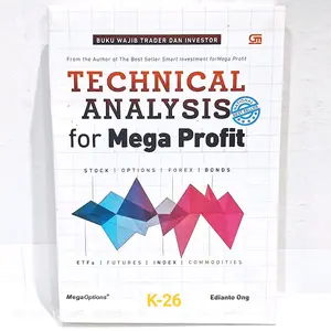 (Bestseller) Buku Wajib Trader dan Investor Technical Analysis For Mega Profit : Edianto Og