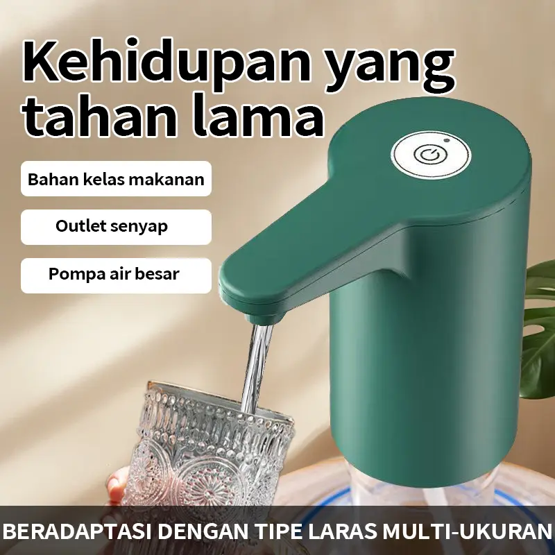 Pompa Air Galon Elektrik Foldable Water Pump Botol Dispenser Otomatis Water Dispenser Portable Pompa Galon Pompa Air Galon Rechargeable Pompa Air Minum Dispenser Elektrik USB Charger Pompa Galon 3 Tombol Premium Water Pump Electric Pompa DispenserElektrik