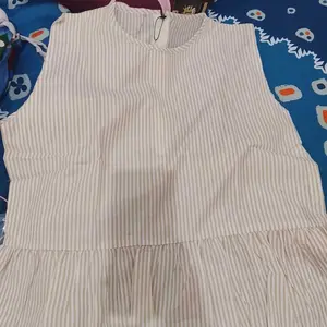 AMORA VEST Inner Salur Bahan Katun Nyaman Dipakai  Rompi Outer Wanita Santai Casual