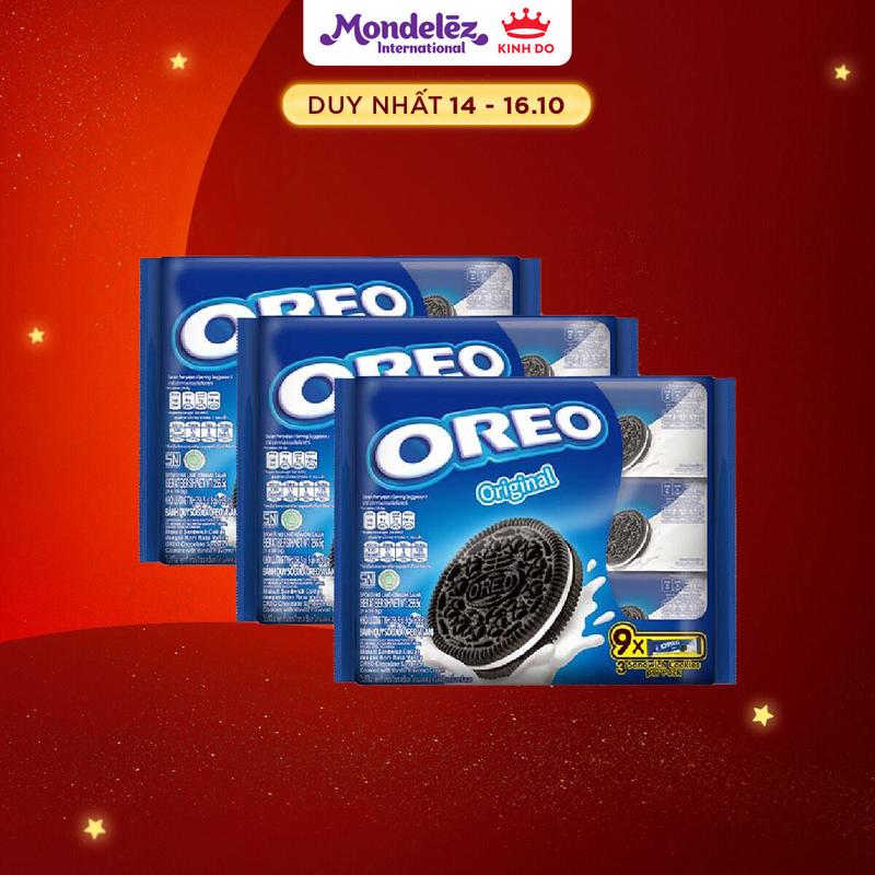 Bánh Quy Oreo Vị Vani, Combo 3 Gói x 248G