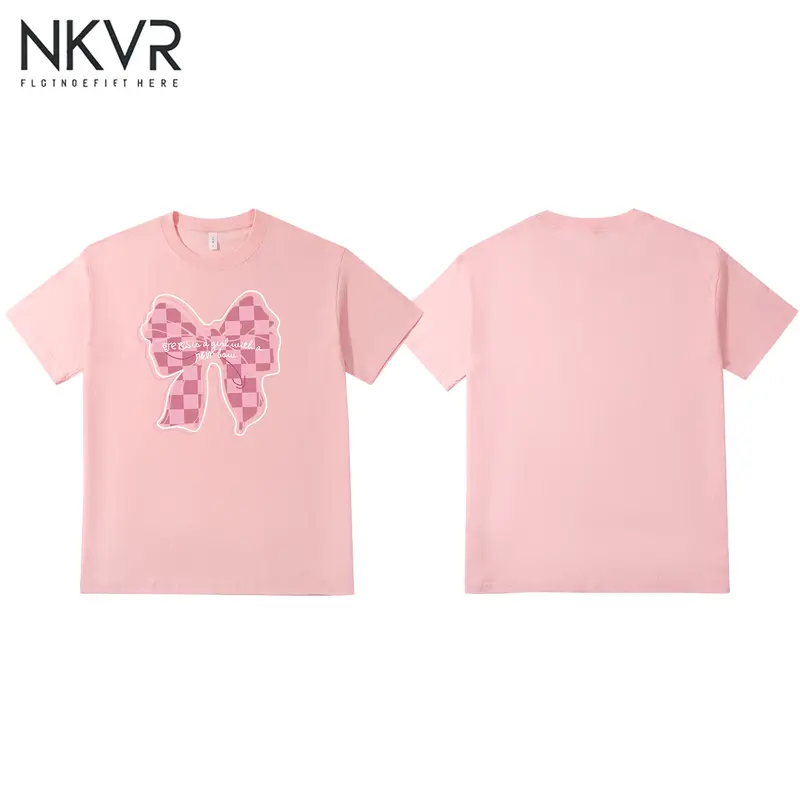NKVR 100% Katun Warna Solid Kaos Oversize Lengan Pendek Dewasa Distro Keren Premium Versi Korea 【035】 5