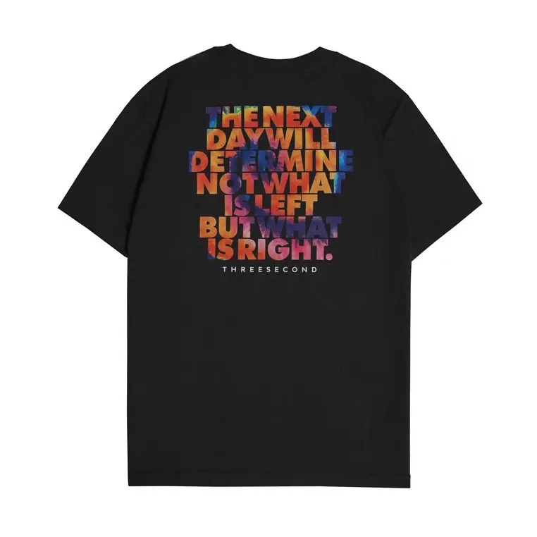 3Second Men's T-Shirt Short Sleeve Lightweight Cotton Regular Fit Back Tee 561023 2
