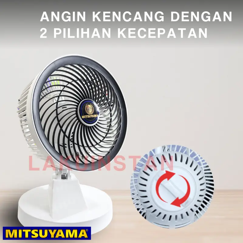 Kipas Angin Meja Desk Fan SNI Mitsuyama MS-5544 9.5 inch 3