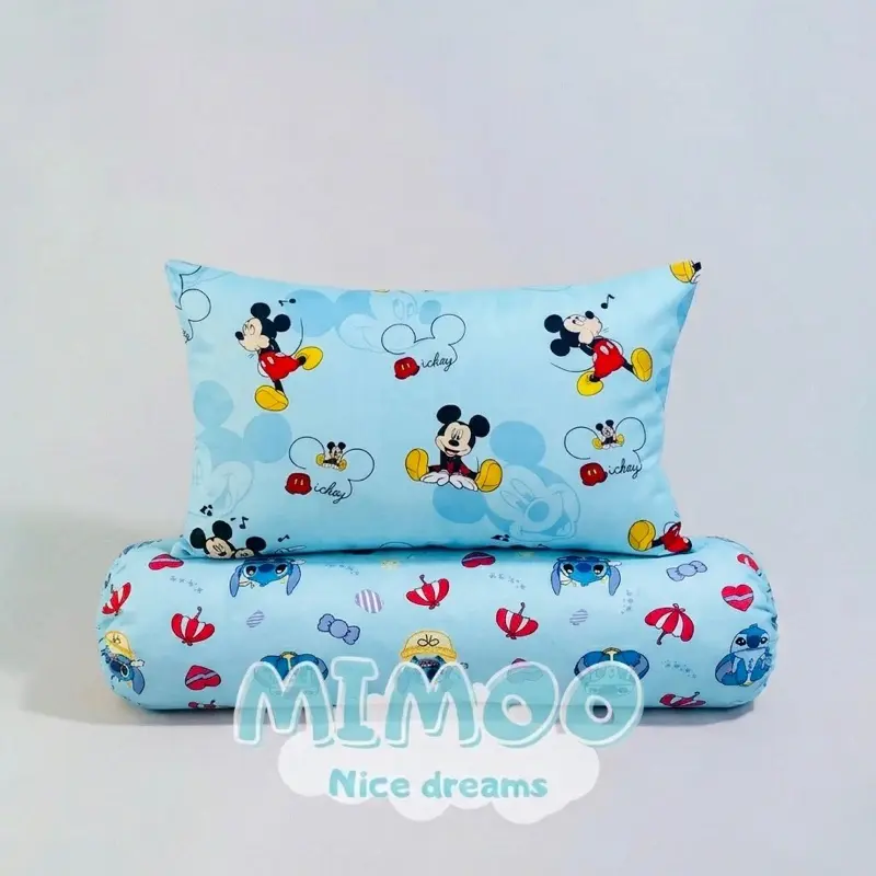 Bantal & Guling Anak Set Karakter Viral Mickey Mouse Motif Lucu untuk Kualitas Tidur Anak
