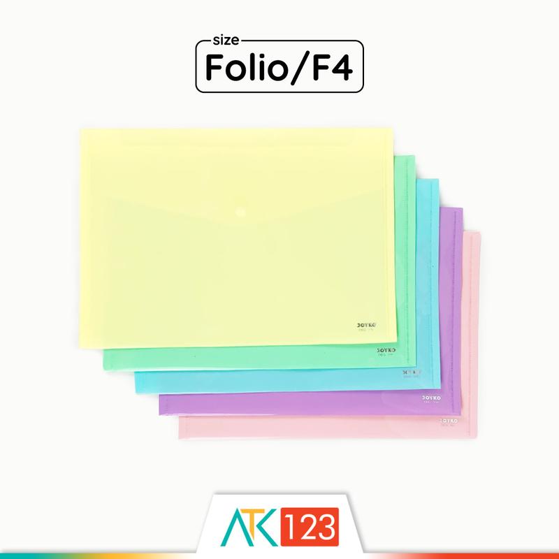 Map / Tas Dokumen Plastik Kancing / Document / Data / File Folder / Bag ...