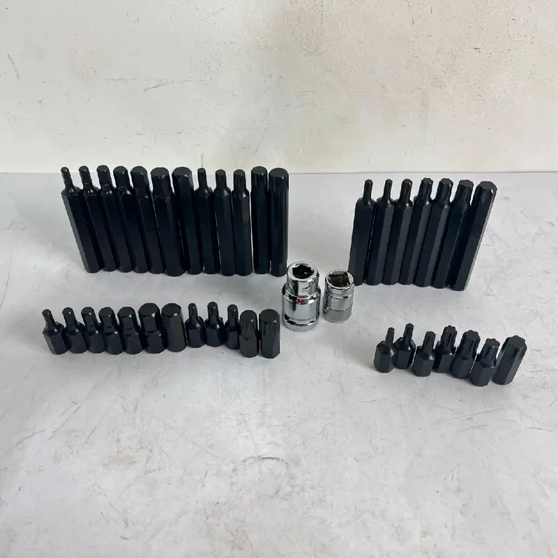 APR Mata Kunci L Bintang 10MM Bit Star Hex Spline Set 40PCS garansi 5thn 7