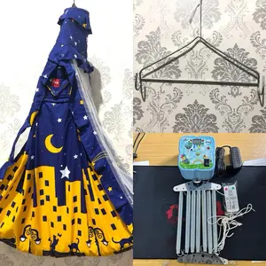 Ayunan bayi otomatis 6 in 1 Motif ukuran besar mesin 7 per bluetooth dan remot