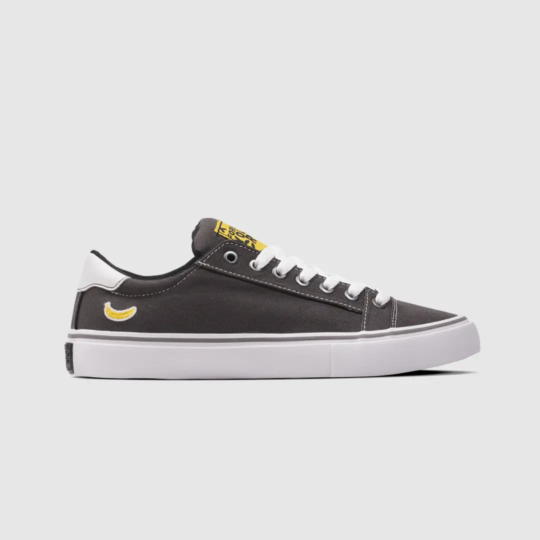FYC FOOTWEAR - SLIM CAVEN CLASSIC GREY | SEPATU PRIA | SEPATU VULCANIZED Canvas Casual