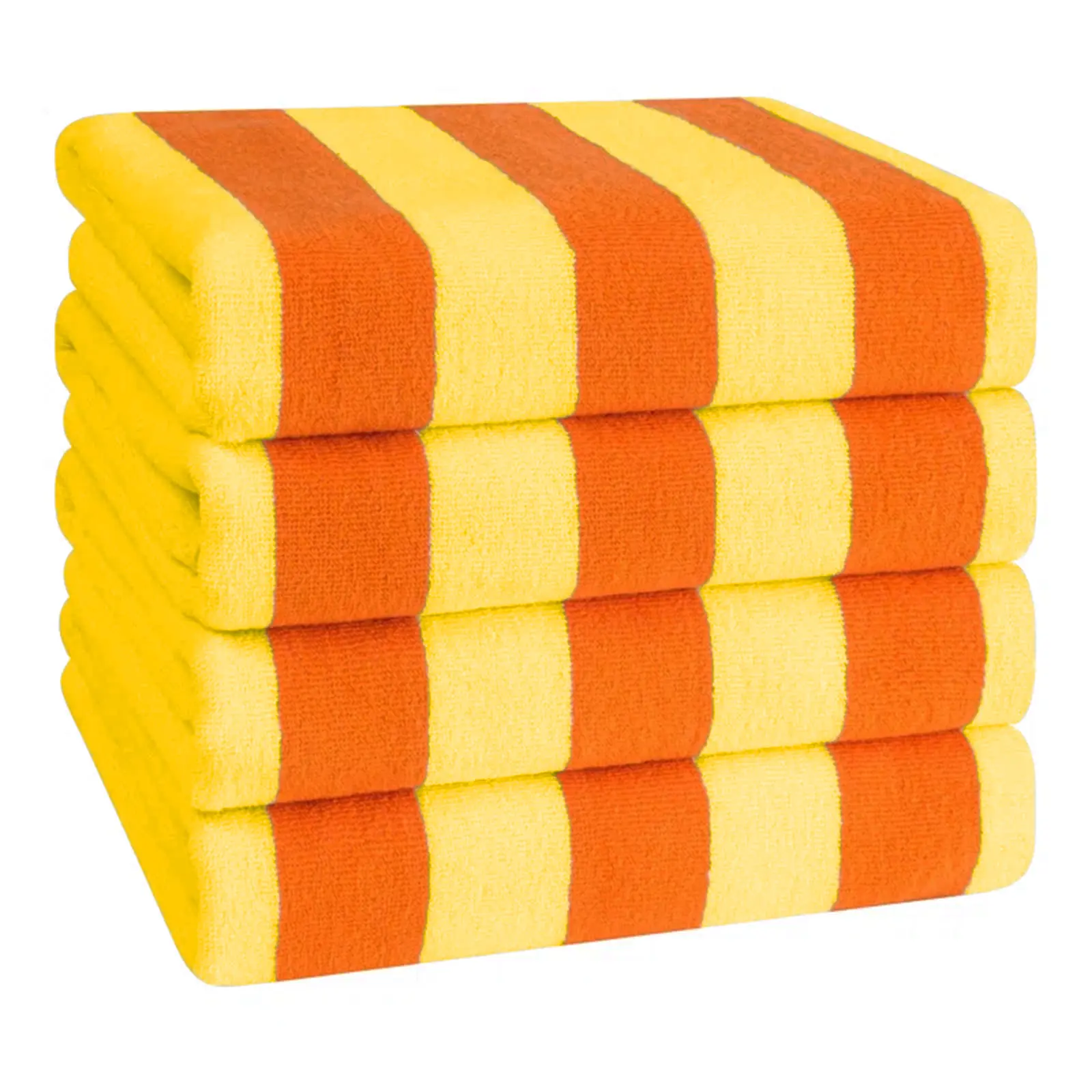 Pool Towel / Handuk Renang Motif Stripe Yellow Orange