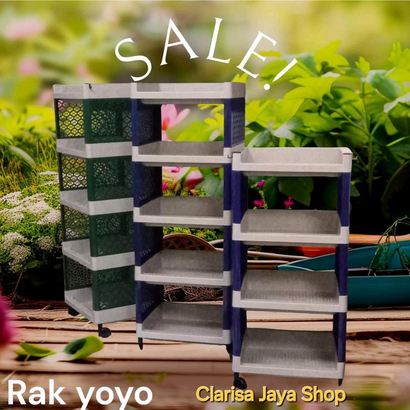 Rak Yoyo 4 Susun/Rak Serbaguna/Rak Dapur/Rak Multifungsi 0