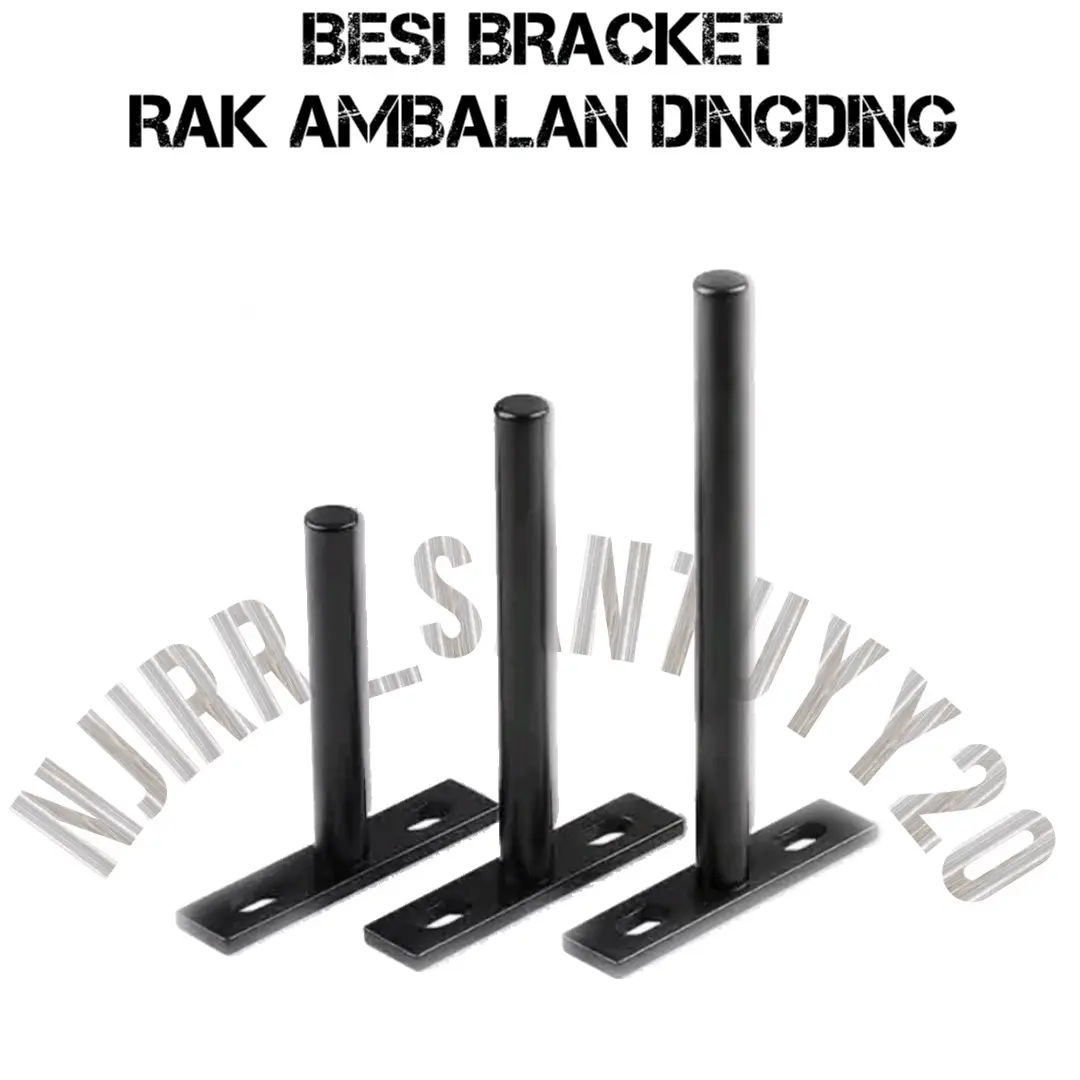 ( 1 pcs ) Besi Bracket rak ambalan melayang (  free 2 skrup ) termurah 100% kuat