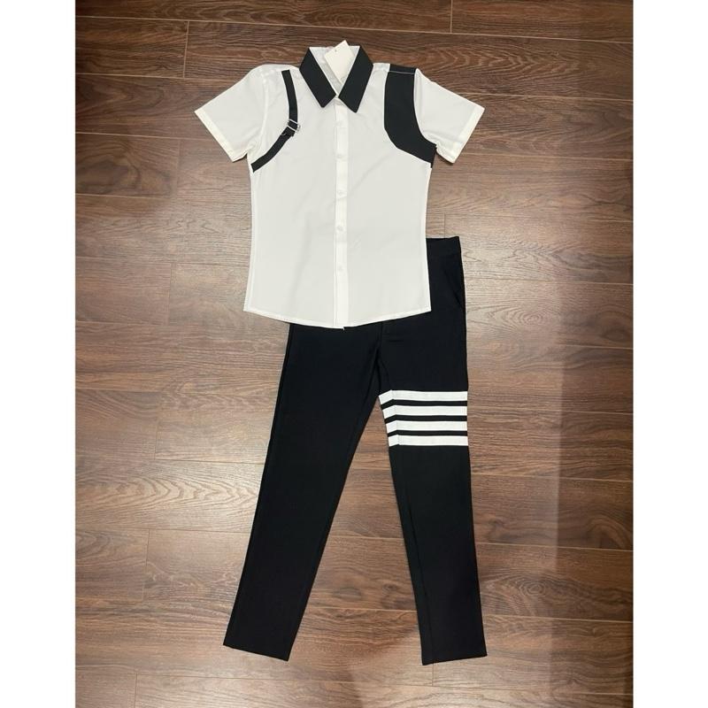 Combo áo+quần thom thời trang boy phố Sơ Mi Menswear