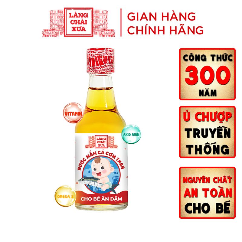 Nước mắm Cá Cơm Than Làng Chài Xưa cho bé ăn dặm từ 6 Tháng Tuổi, an toàn,…
