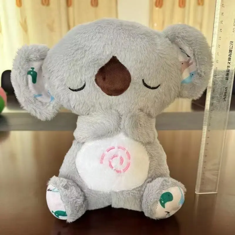 gấu koala nhịp thở Đồ Chơi Nhồi Bông, Có Hiệu Ứng Ánh Sáng Thở, Có Nhạc, Quà Tặng Ôm Ngủ Dễ Thương, Thích Hợp Cho Trẻ Sơ Sinh, Cặp Đôi Và Bạn Bè, Quà Tặng 2